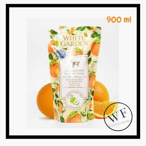 

White Garden Jeju Mandarin Refill / Sabun Mandi Jeruk Mandarin 900Ml