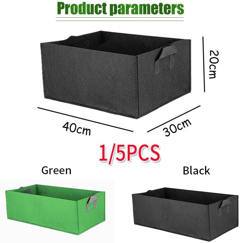 Pot & Planter Grow Bag Planterbag Kantong Pot Bibit Tanaman Pagar Bunga Sayuran Buah Planter Bag