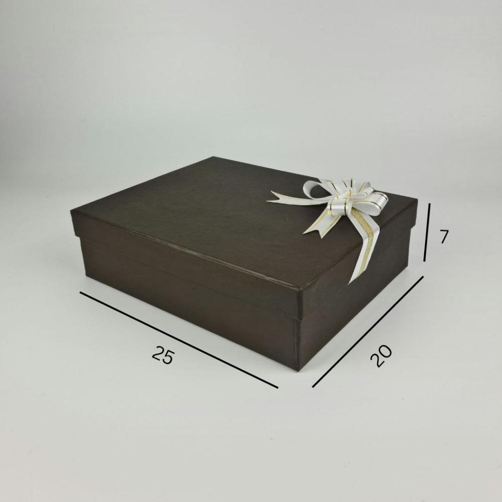 

SPECIAL Gift Box 25x20x7cm Paket Kotak Kado Paper Bag Kartu Ucapan Pita Hardbox Is75