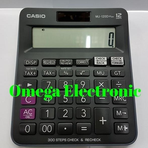 

Casio Desktop Mj-120D Plus - Kalkulator Meja Office Che Correct Mj