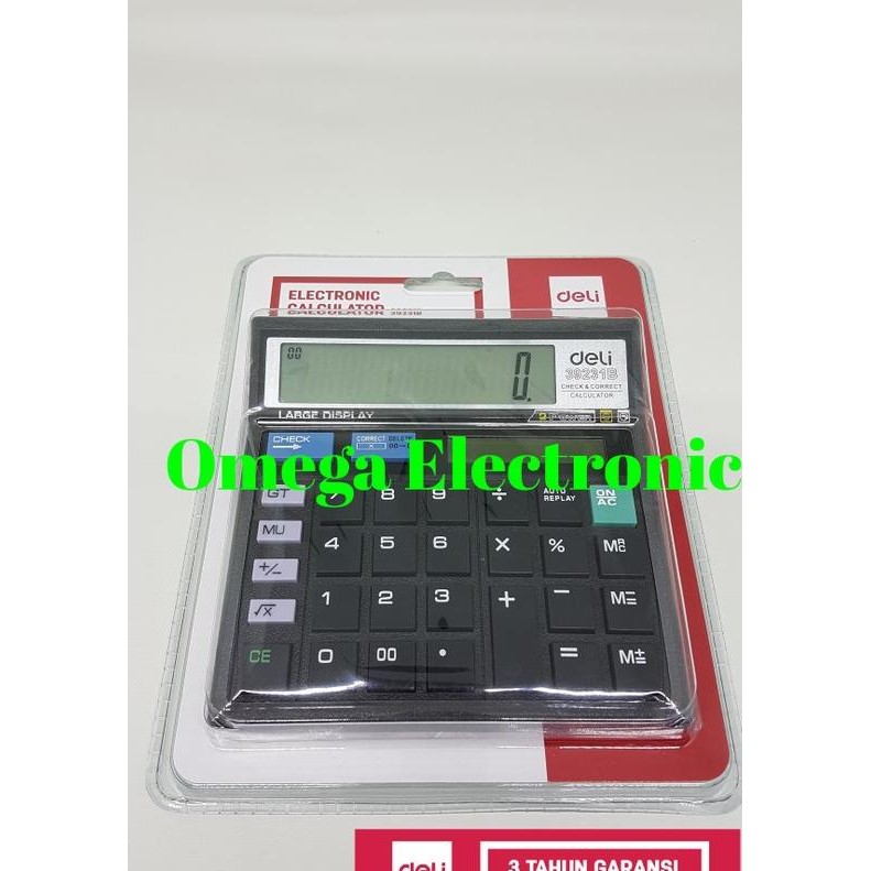 

Deli 39231 Calculator Che & Correct Desktop Kalkulator Bukan Ct-512