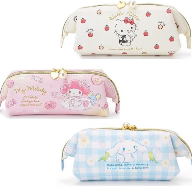 

TERMURAH - POUCH SANRIO ORI / TEMPAT PENSIL HELLO KITTY / DOMPET KOSMETIK MELODY