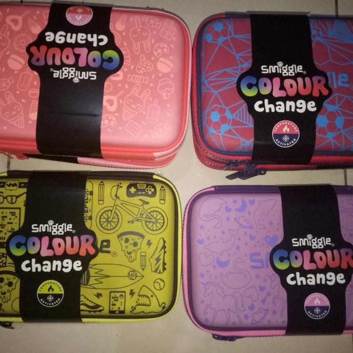 

TERMURAH - pencil case smiggle colour change