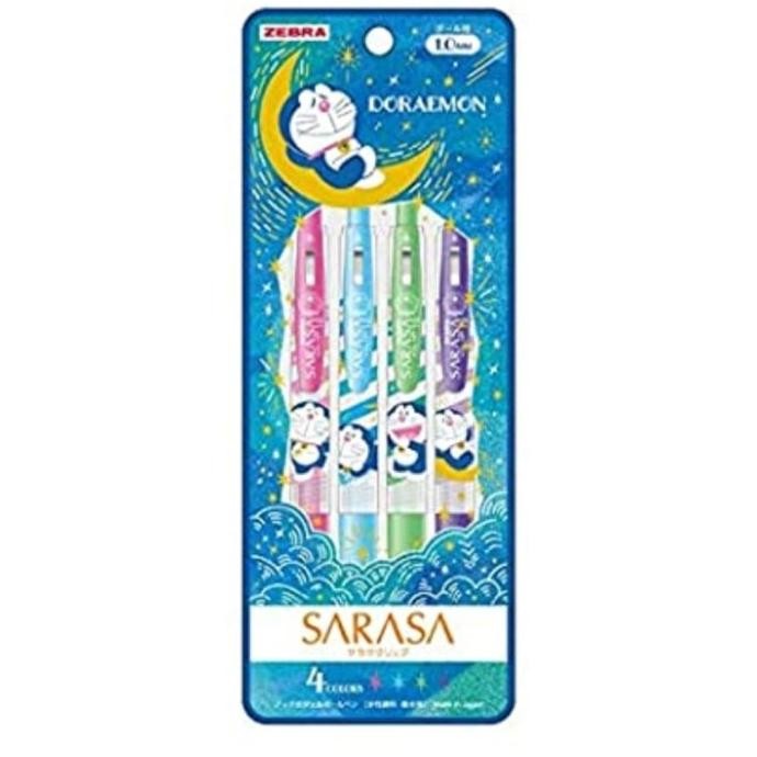 

BEBAS ONGKIR - Sarasa Doraemon Metallic Series 0.5 Limited Edition Set B (4 Pens)