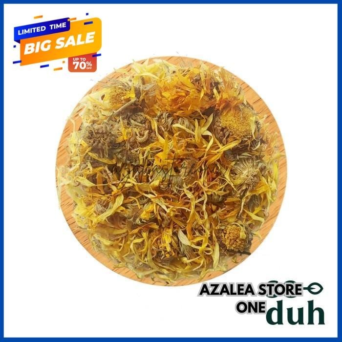 

(BUD) DRIED WHOLE CALENDULA BUD TEA / TEH BUNGA UTUH CALENDULA - 30 GRAM EKSLUSIF !! BY AZALEA STORE