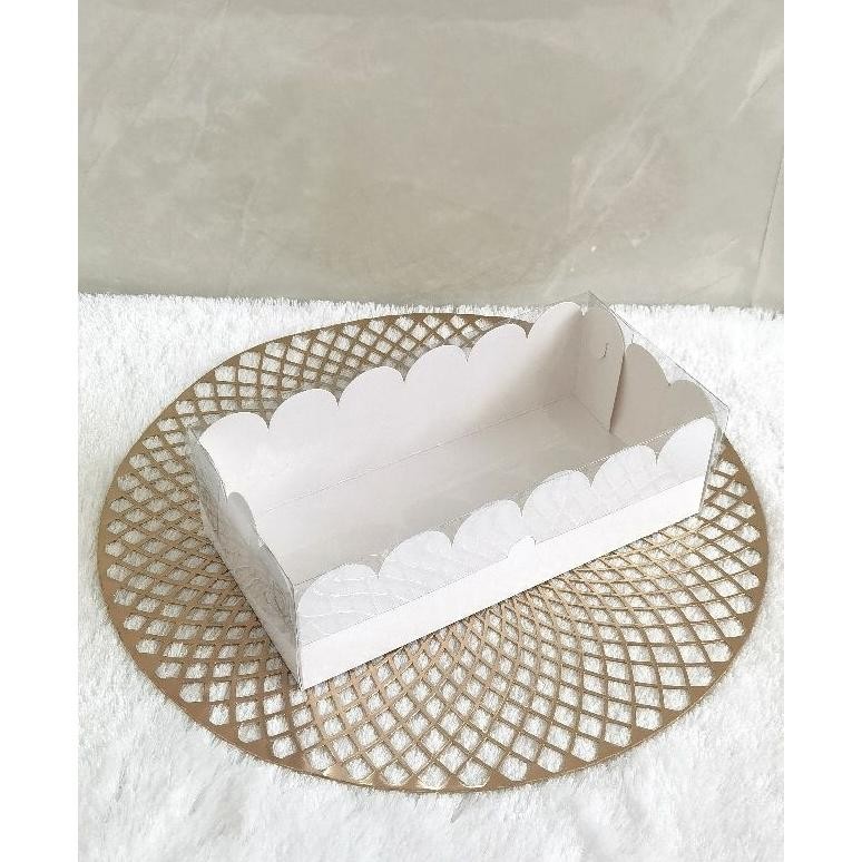 

TERMURAH BOX MIKA PUTIH - DUS KUE - KOTAK - KARDUS 25x12x8 (ISI : 10 PCS) Ke-80