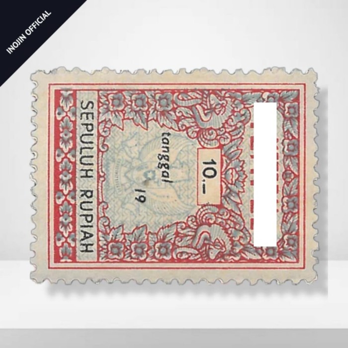 

Perangko 10 Rupiah Tahun 1976 1977 1978 1979 1980 Asli Original