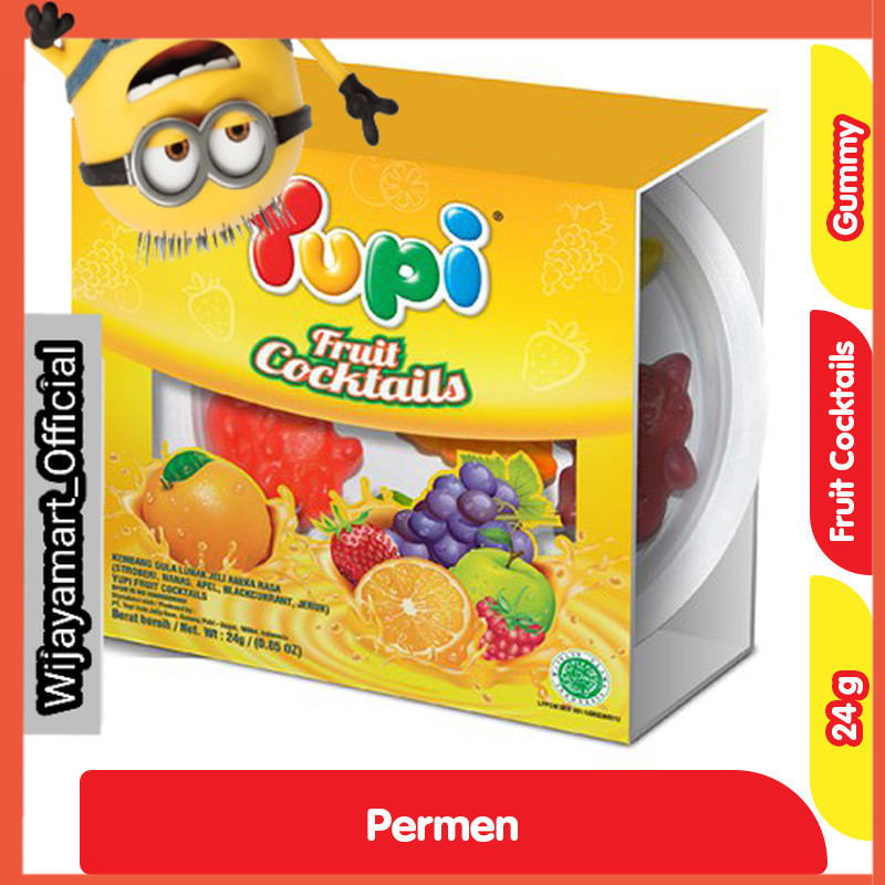 

Yupi Permen Gummy Fruit Cocktails 24 g