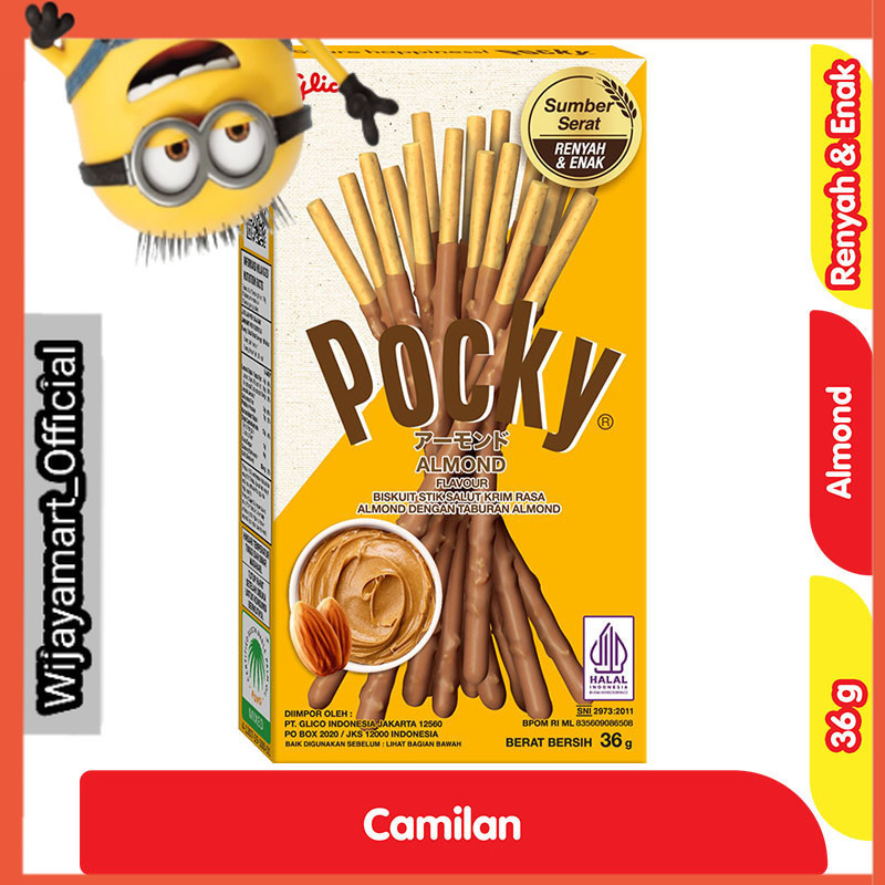 

Pocky Biskuit Stik Almond 36 g