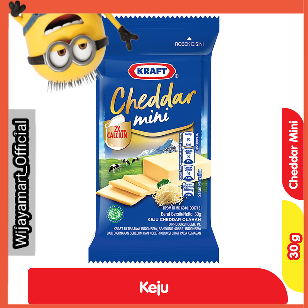 

Kraft Keju Cheddar 30 g