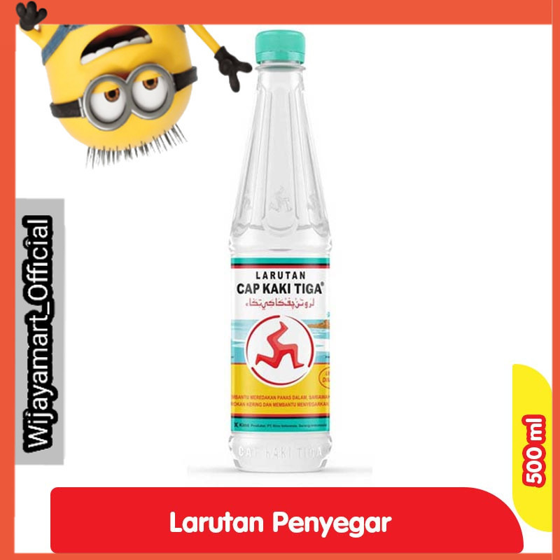 

Cap Kaki Tiga Larutan Penyegar 500 ml