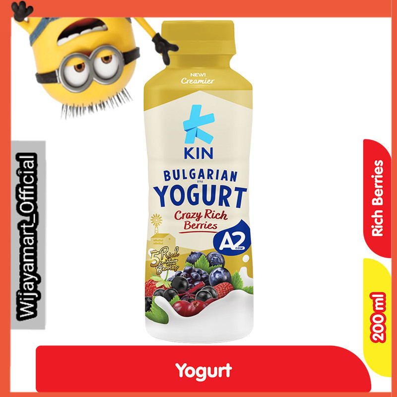 

Kin Bulgarian Yogurt Crazy Rich Berries A2 200 ml