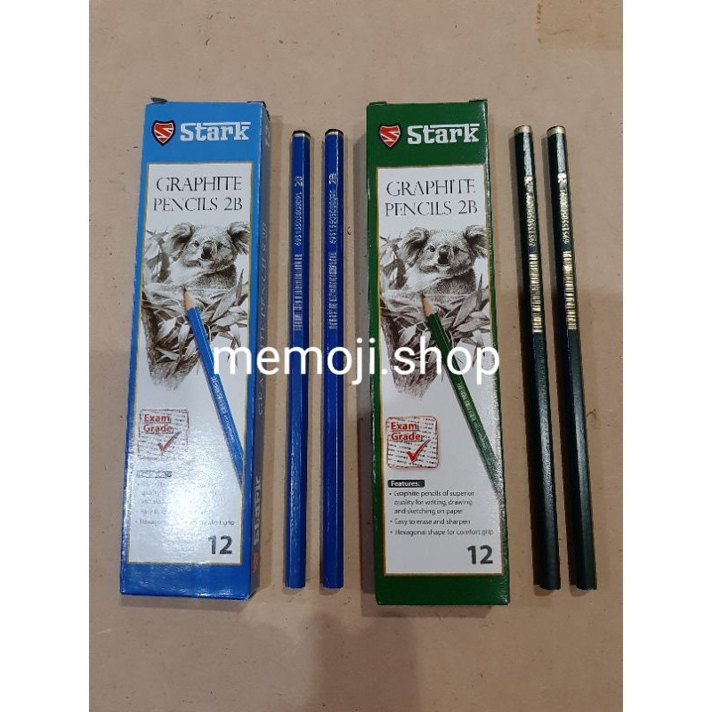 

Pensil 2B Murah Hijau & Biru (12pc)