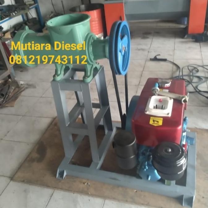 Mesin Giling Daging Mahokta 62 + Rangka Engine Diesel R 180 8HP