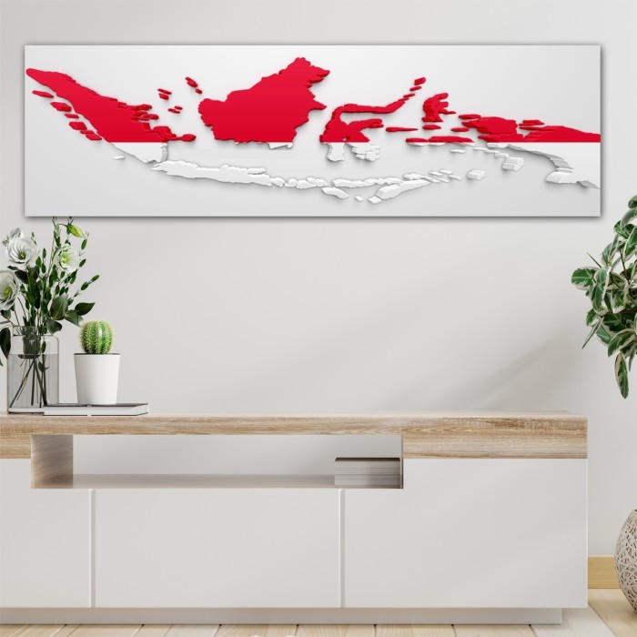 

Terlaris POSTER PETA INDONESIA uk 32x100cm SALE