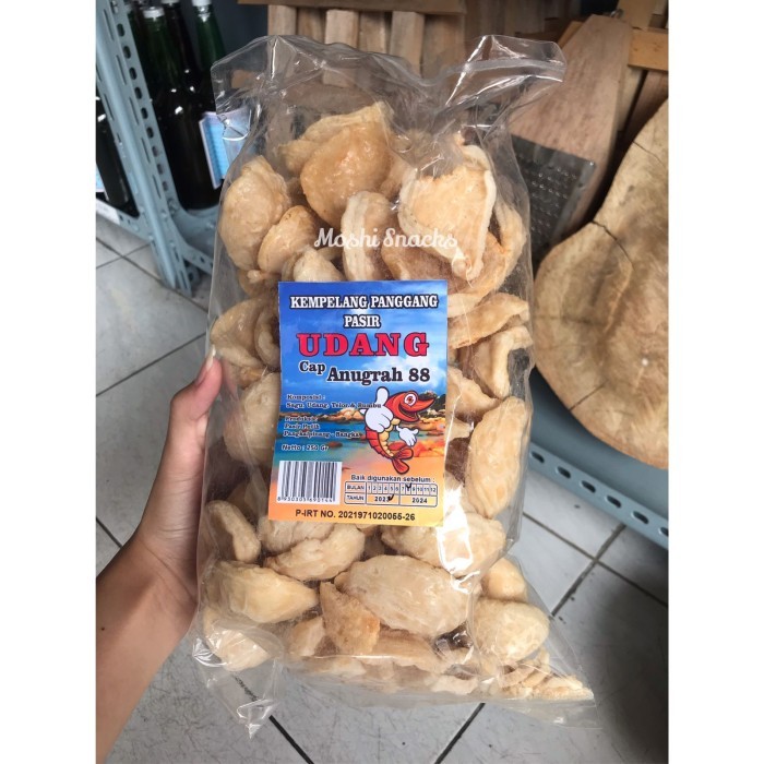 

Terlaris Kerupuk / Kemplang Udang Goreng Pasir ANUGRAH 88 Asli Bangka 250gr SALE