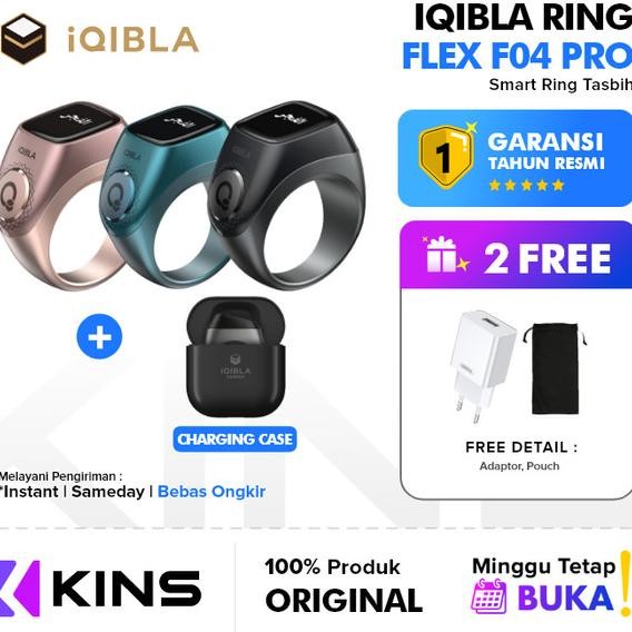 Iqibla Zikr F04 Smart Ring Flex F04 Pro Cincin Tasbih Digital
