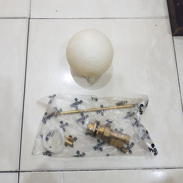 Produk Unggulan] Pelampung Tandon Model Bola Bahan Kuningan uk. 3/4" merk Move