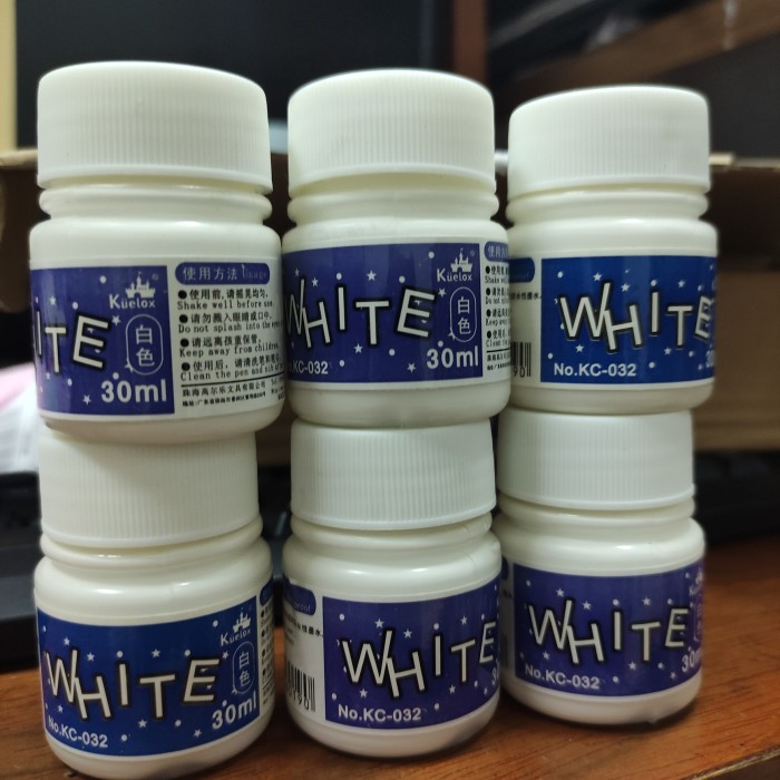 

Terlaris tinta rapido putih 30 ml kuelox SALE