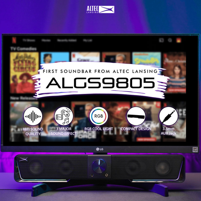 Speaker Altec Lansing Soundbar Algs9805