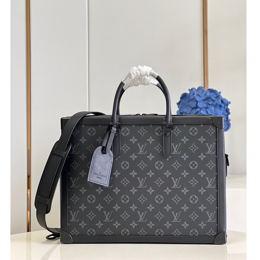 Pre order Lv louis vuitton soft tronk M44952 Tas Kerja Kantor Tas Laptop Kulit Sapi size29x38x8cm