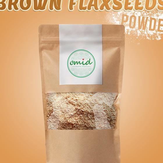 

[1 Kg] | Organic Brown Flaxseed Powder - Tepung Biji Ra Cokelat