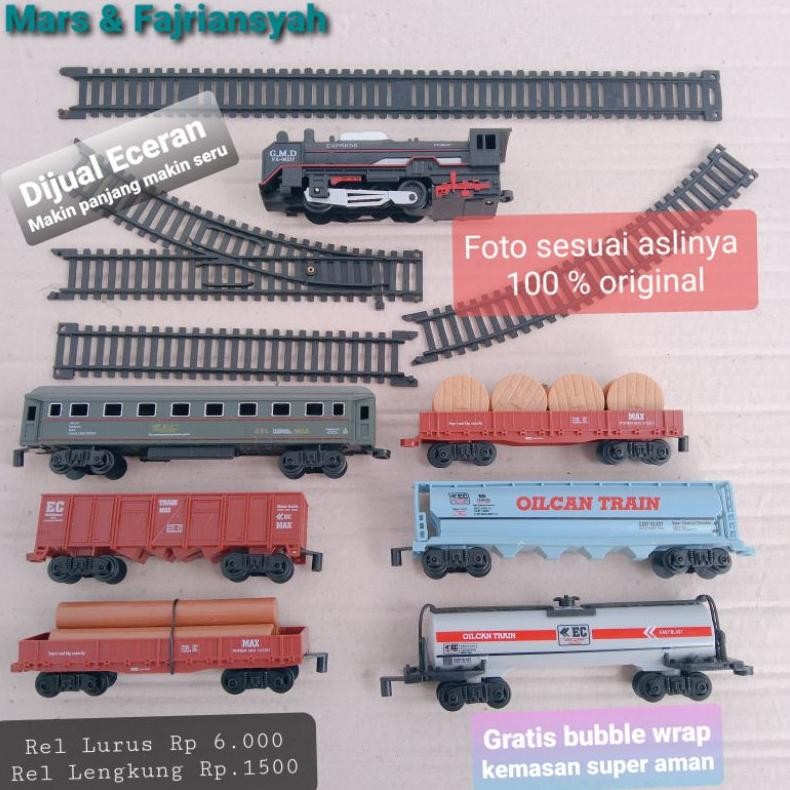GV23 Termurah Kereta Api Indonesia | Mainan Kereta Api | RAIL KING | RAILKING | Gerbong | Rel Lurus 