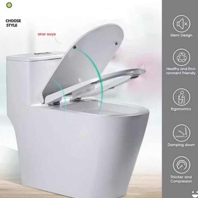 Toilet Cover Tutup Closet Toto/Eco Washer Tcw O7 S