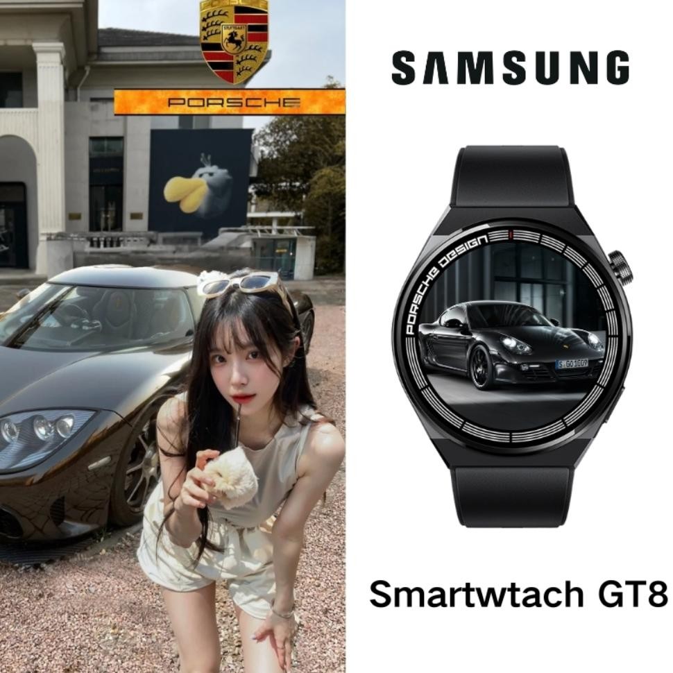 Er-56 100% Original Samsung Smartwatch Gt8 1.5 Inci Amoled Brand New Original Ip68 Waterproof  Andro