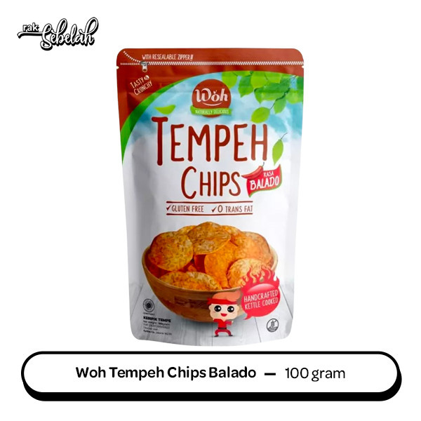 

TERMURAH Keripik Tempeh Chips Woh 100gr