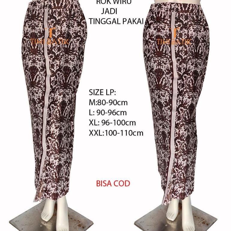 fg-87 Rok Jarik Wiru Wanita Batik Motif Jogja Adat Jawa Tinggal Pakai Original