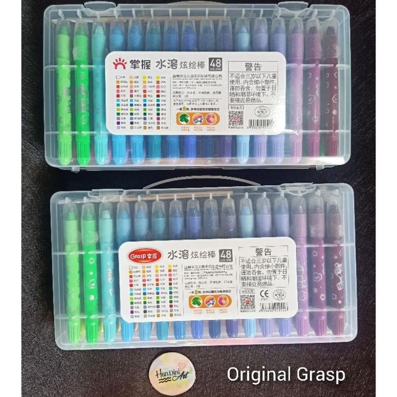 

TERLARIS Krayon Crayon Grasp 48 Ulir Sedang Warna Krayon lembut Krayon Mewah Krayon Juara Lomba Peralatan Menggambar th-1