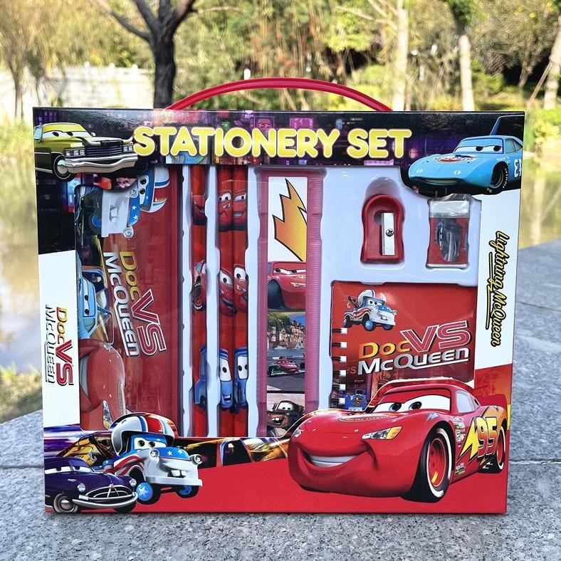 

hj-43 Agftoys Pensil Tulis Set 7 in 1 Paket Komplit Kartun Lucu Murah