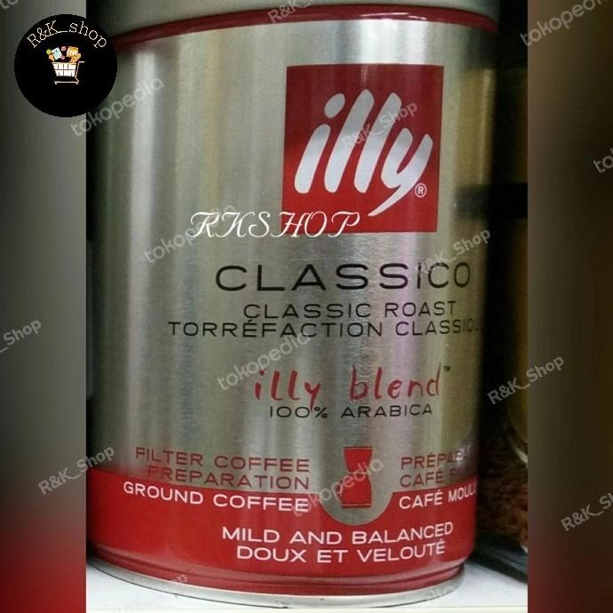 

Illy Classic Filter Torrefaction Classic Roast 250Gr