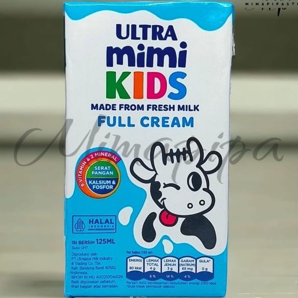 

Susu Ultra Kids Full Cream Kemasan 1 Dus - 125Ml