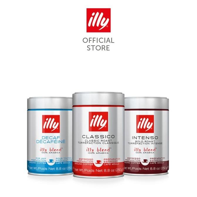 

illy Coffee - Decaf - Kopi Bubuk 250 gr