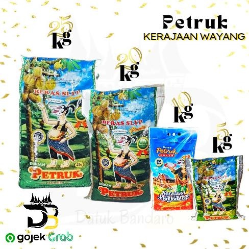 

BERAS PETRUK 50kg ORIGINAL KERAJAAN WAYANG 25kg 20kg 10kg 5kg ASLI