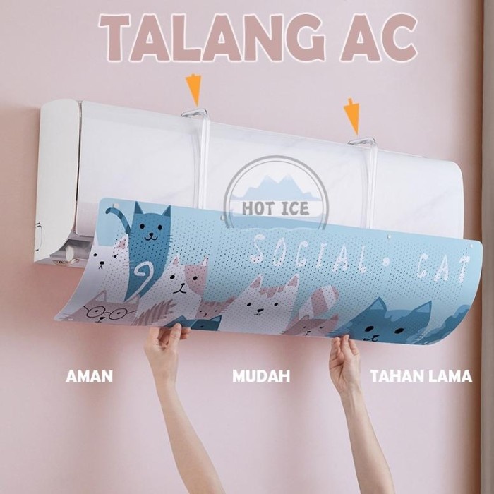 Terlaris TALANG AC PENAHAN AC REFLEKTOR AC Talang Ac Motif Penahan Ac kamar SALE