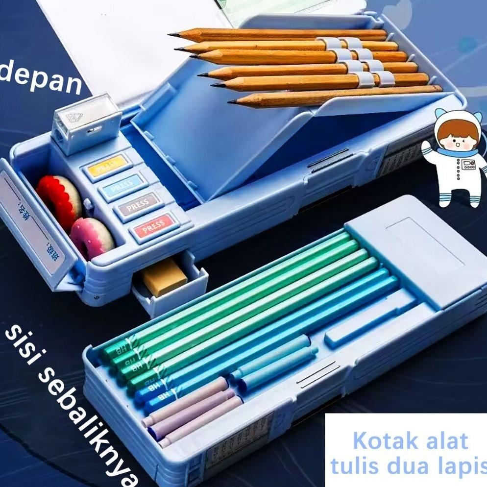 

TERMURAH Kotak alat tulis kartun multifungsi portabel band pembelajaran hadiah alat penyimpanan alat penyimpanan aq-54