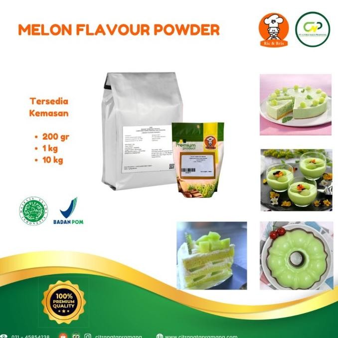 

Melon Flavour Powder / Perisa Bubuk Melon / Perasa Melon Flavor