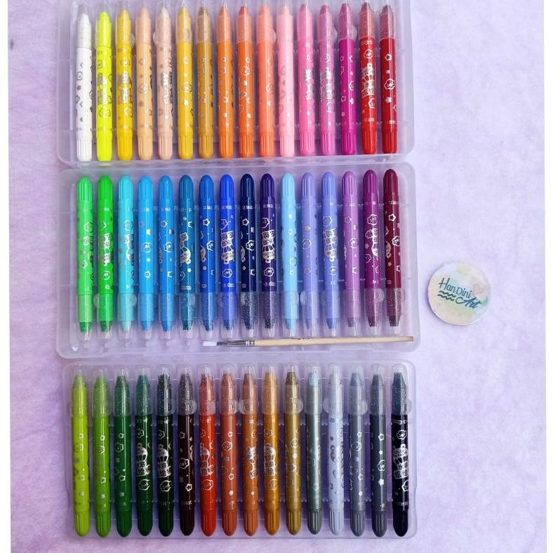 

SALE Crayon Grasp 48 Ulir Sedang Warna Krayon lembut Krayon Mewah Krayon Juara Lomba Peralatan Menggambar Handini Art an-114