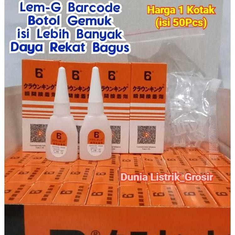 

TERLARIS GROSIR PARTAI!!! Lem G Barcode isi Lebih Banyak PAKET HEMAT Per Kotak isi 50 Pcs Lem G Serbaguna Lem Korea Lem G Barcode, Grosir Murah!!! dg-4