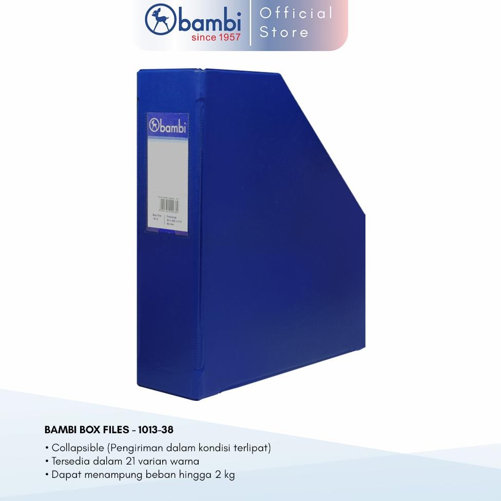 

COD Bambi Box File Magazine MID SIZE 8 cm All Color - Box Arsip / Box Storage / Box Dokumen kode 1013 edf-62