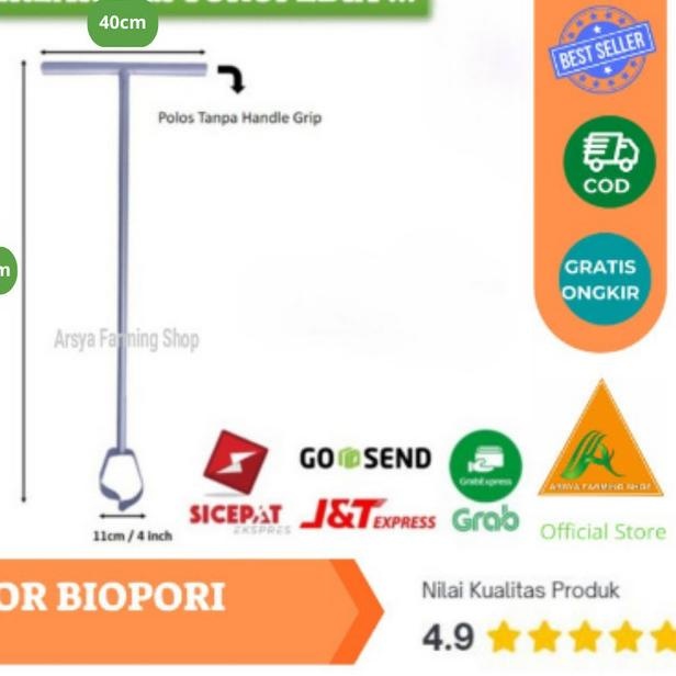 Alat Bor Biop Bio P Pelubang Tanah Alat Gali Bor Tangan