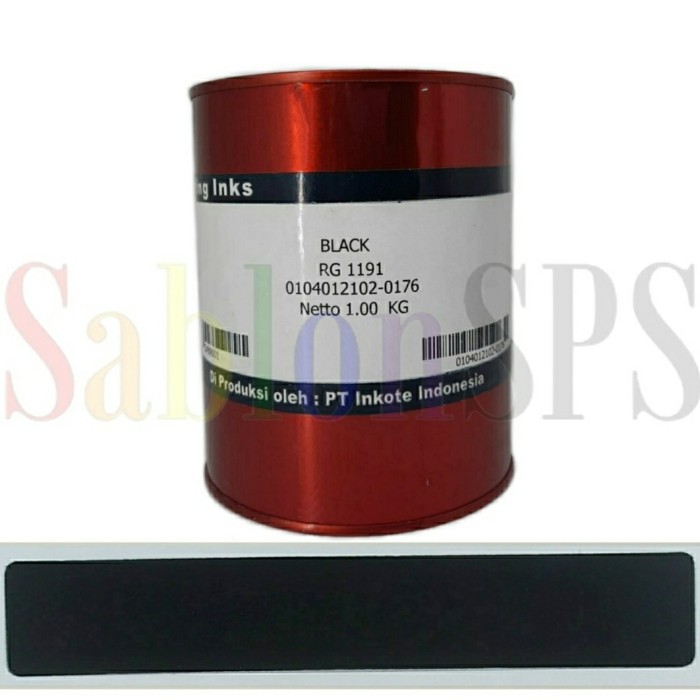 

TINTA ROYAL GUARD BLACK RG 1191 HITAM TINTA SABLON PVC 1KG
