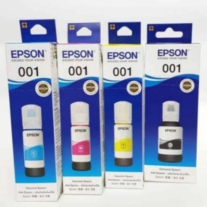 

TINTA EPS0N 001 0RIGINAL 1 SET (4) PCS