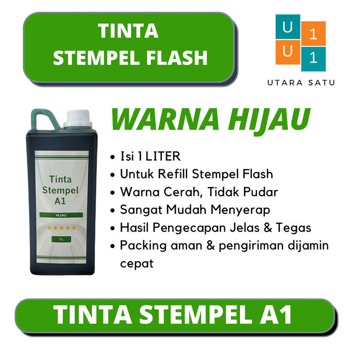 

TINTA STEMPEL FLASH WARNA HIJAU 1 LITER