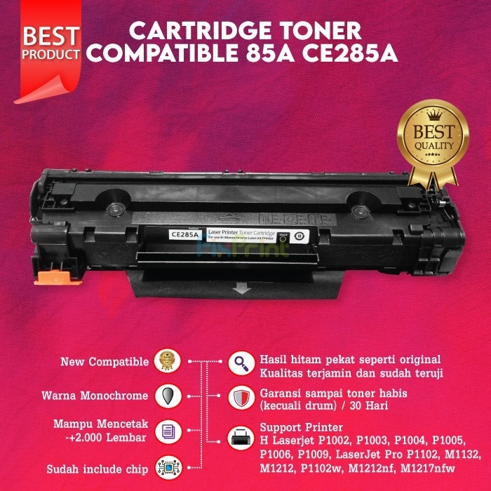 Cartridge Toner Compatible 85a 85A
