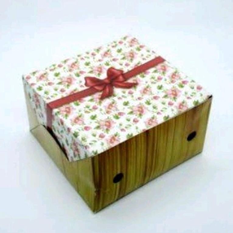 

hj-77 Dus Kue, Box Snack, Ukuran 12x12 / 12x14 / 12x16 / motif.. Per 1pak isi 100 lbr. Original