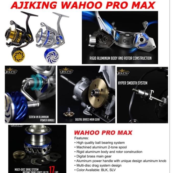 Reel Ajiking Wahoo Pro Max